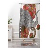 21"x34" Dreams of India Bath Rug Black - Deny Designs: Machine Washable, Microfiber Elephant Pattern - 2 of 3
