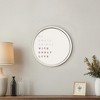 Creative Products With Great Love 20 x 20 Round White Framed Print - 4 of 4