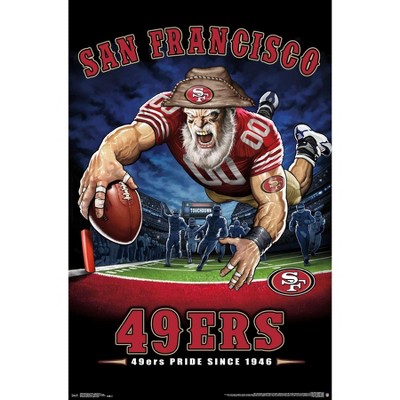 Trends International Nfl San Francisco 49ers - Nick Bosa Feature Series 23  Framed Wall Poster Prints Black Framed Version 22.375 X 34 : Target