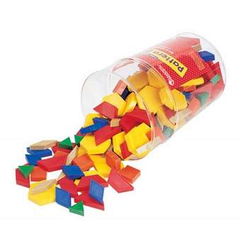 Learning Resources Plastic Pattern Blocks - Set of 250, Ages 3+