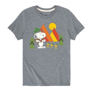 Boys' - Peanuts - Retro Trailblazers Short Sleeve Graphic T-Shirt - 1 of 4