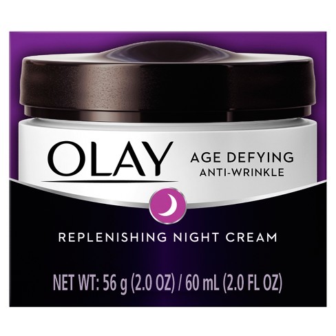 Kalmte voorspelling Spanje Olay Age Defying Anti-wrinkle Night Cream - 2oz : Target