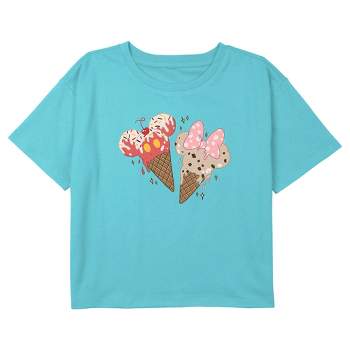 Girl's Mickey & Friends Ice Cream Couple T-Shirt