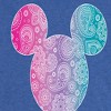 Women's - Disney - Paisley Pattern Mickey Short Sleeve Graphic T-Shirt - 2 of 4