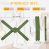 Unique Bargains Foldable Heat Resistant Non-Slip Silicone Trivet Mat for Pots Coasters - 2 of 4