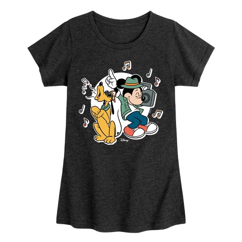 Girls' - Disney - Mickey & Friends Fitted Short Sleeve Graphic T-Shirt - image 1 of 4