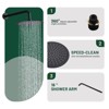 Shower System Shower Faucet Combo Set Wall Mounted with 10" Rainfall Shower Head and handheld shower, Matte Black Finish with Brass Valve Rough-In - 4 of 4