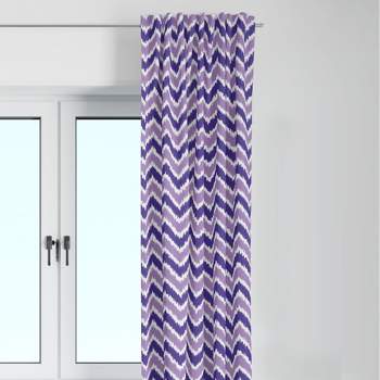 Bacati - Mix N Match Lilac/Purple Chevron Curtain Panel