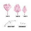 TopComfy Christmas Tree Stand 5ft Slim Pencil Tree with Sturdy Base and Easy Storage, Pink, 25.98"*25.98"*59.06" - 4 of 4