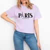 Simply Sage Market Paris France Eiffel Tower Boxy Crop Top - 2 of 4