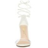 Allegra K Women's Opened Toe Clear Strap Stiletto Heel Lace Up Sandals - 2 of 4