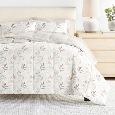 7PC Bedding Bundle, Patterned Comforter and Solid Sheet Set - Becky Cameron