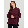 RBX Active Women's Elevated Athleisure All-Season Lightweight Crewneck Tunic Pullover Sweatshirt - 3 of 4