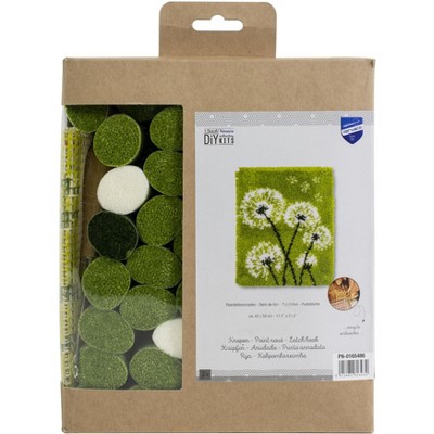 Vervaco Latch Hook Rug Kit 21.6"X17.2"-Dandelion