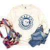 Yale University Bulldog Circle - Women's Garment Dyed Long Sleeve Graphic T-Shirt - 2 of 4