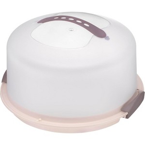 Tribello Extra Large Cake Storage Container, Cake Carrier With Handle Holds Cake 12.5 X 12.5 X 5.5 - 1 of 4