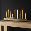 Brass Trough 9 Taper Candle Holder Metal by Foreside Home & Garden - 2 of 4