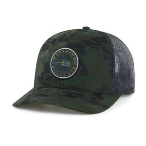NFL Seattle Seahawks Fort Woodland Hat: Adjustable Snapback with Team Logo - 1 of 2