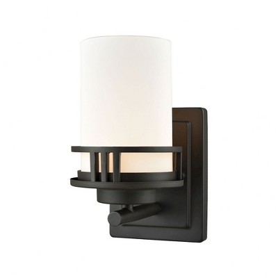Thomas Lighting Ravendale 1 - Light Vanity in  Oil Rubbed Bronze