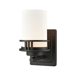Thomas Lighting Ravendale 1 - Light Vanity in  Oil Rubbed Bronze - 1 of 2