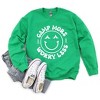 Simply Sage Market Women's Graphic Sweatshirt Camp More Worry Less Smiley Face - 3 of 3