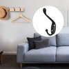 Unique Bargains Zinc Alloy Wall Mounted Rust Resistant Coat Hook 5 Pcs - 3 of 3