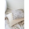 Cozy Cotton White Boucle Euro Pillow 26x26 - image 3 of 4