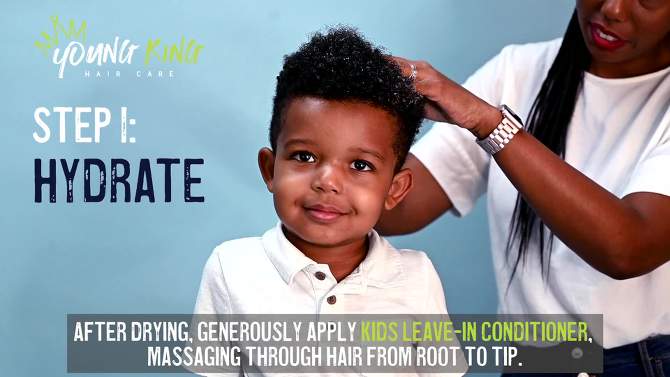 Young King Hair Care Leave-In Conditioner - 8oz, 2 of 8, play video