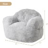 homfan Giant Bean Bag Chair with Armrest Foam Filled Sofa Chair for Living Room Bedroom - 2 of 4