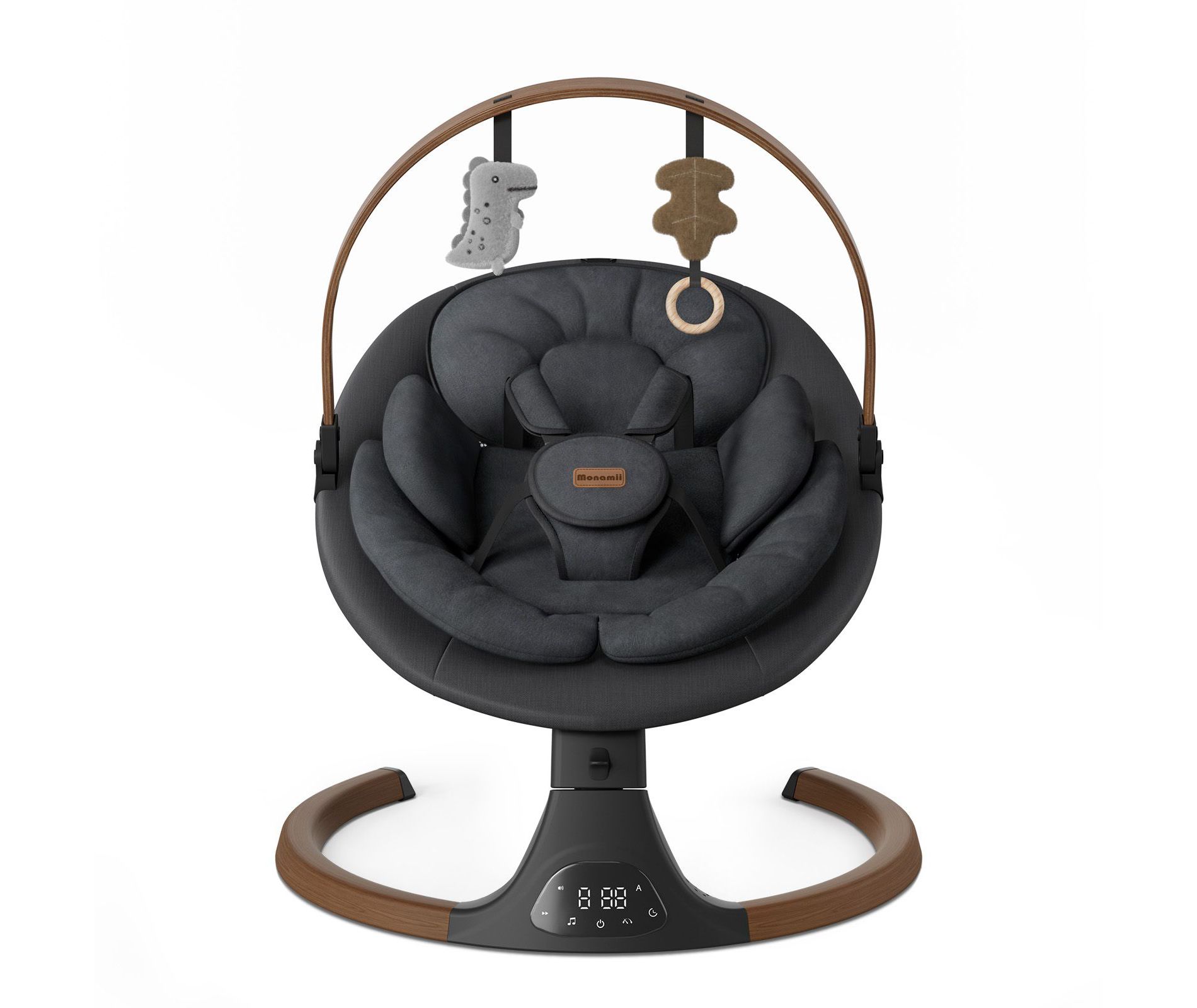 BabyBond Baby Swings for Infants Bluetooth Infant Swing with 5 Speeds & Positions,10 Preset Lullabies and Remote Control