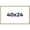 PosterPalooza | 40x24 Thin Barnwood Picture Frame, UV Acrylic, 2 Finishes - Grey and Black - 2 of 4