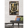 Trends International NHL Vegas Golden Knights - Maximalist Logo 23 Framed Wall Poster Prints - 2 of 4
