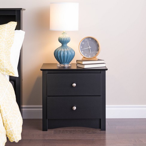 2 black on sale night stands