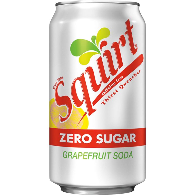 Squirt Zero Sugar Grapefruit Soda - 12pk/12 fl oz Cans, 2 of 9