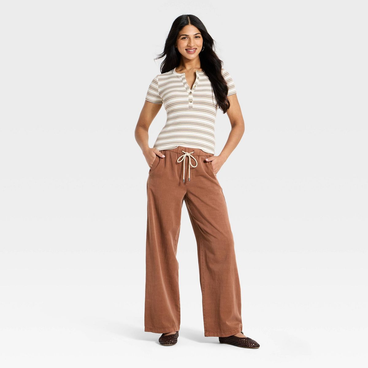 Women's High-Rise Pull-On Pants - Universal Thread™ - thumbnail 9
