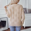 Coolmee Women's Casual Crewneck Long Sleeve Lightweight Knit Pullover Sweater Tops - 3 of 4