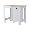 NicBex 3 Drawers Kitchen Island Cart with 1 Flexible Cabinet and 2 Shelves,Kitchen Island with Storage,Island Table for Kitchen - 4 of 4