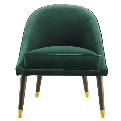 target green velvet chair