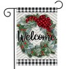 Briarwood Lane Winter Garden Flag 12x18 For Outdoor Winter Wreath Welcome For Winter Garden Flag Flags For Outside - 2 of 4