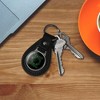 Green Lantern Green Lantern Icons Logo Black Leather Keychain - 3 of 4