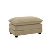 UPHA Rectangular Ottoman Footstool in Corduroy Fabric and Cushions - 4 of 4