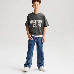 Camiseta de Manga Corta para Niño, 100% Algodón, Con Costuras, Corte Holgado y Textura Slub, con Estampado - Cat & Jack™