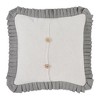 Embroidered Honey Bee Pillow 18x18 VHC Brands - 2 of 4