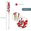 Aoibox 16 Pack Artificial Red Berry Stems 11.8 Inch for Christmas Tree Holiday Home Party Wedding Fall Thanksgiving Decorations - 2 of 4