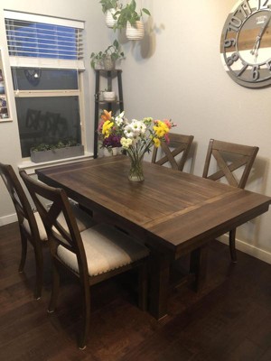 Moriville dining table and 2024 4 chairs