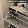 Narrow Freestanding Shoe Cabinet, Slim Storage Rack for Entryway - 4 of 4