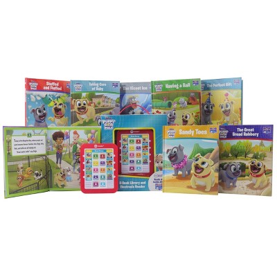 Pi Kids Puppy Dog Pals Electronic Me Reader 8-Book Library Boxed Set