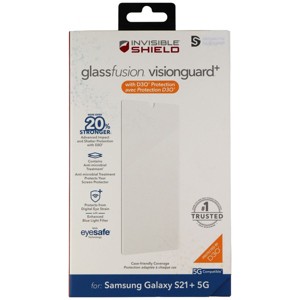 ZAGG InvisibleShield (GlassFusion VisionGuard+) Screen for Galaxy S21+ (Plus) 5G - 1 of 1