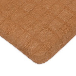 Babyletto Burnt Sienna Muslin All-Stages Bassinet Sheet, GOTS Certified Organic Cotton - 1 of 4