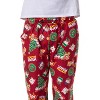 South Park Mens' TV Show Stan Kyle Cartman Kenny Christmas Pajama Pants Red - 3 of 4